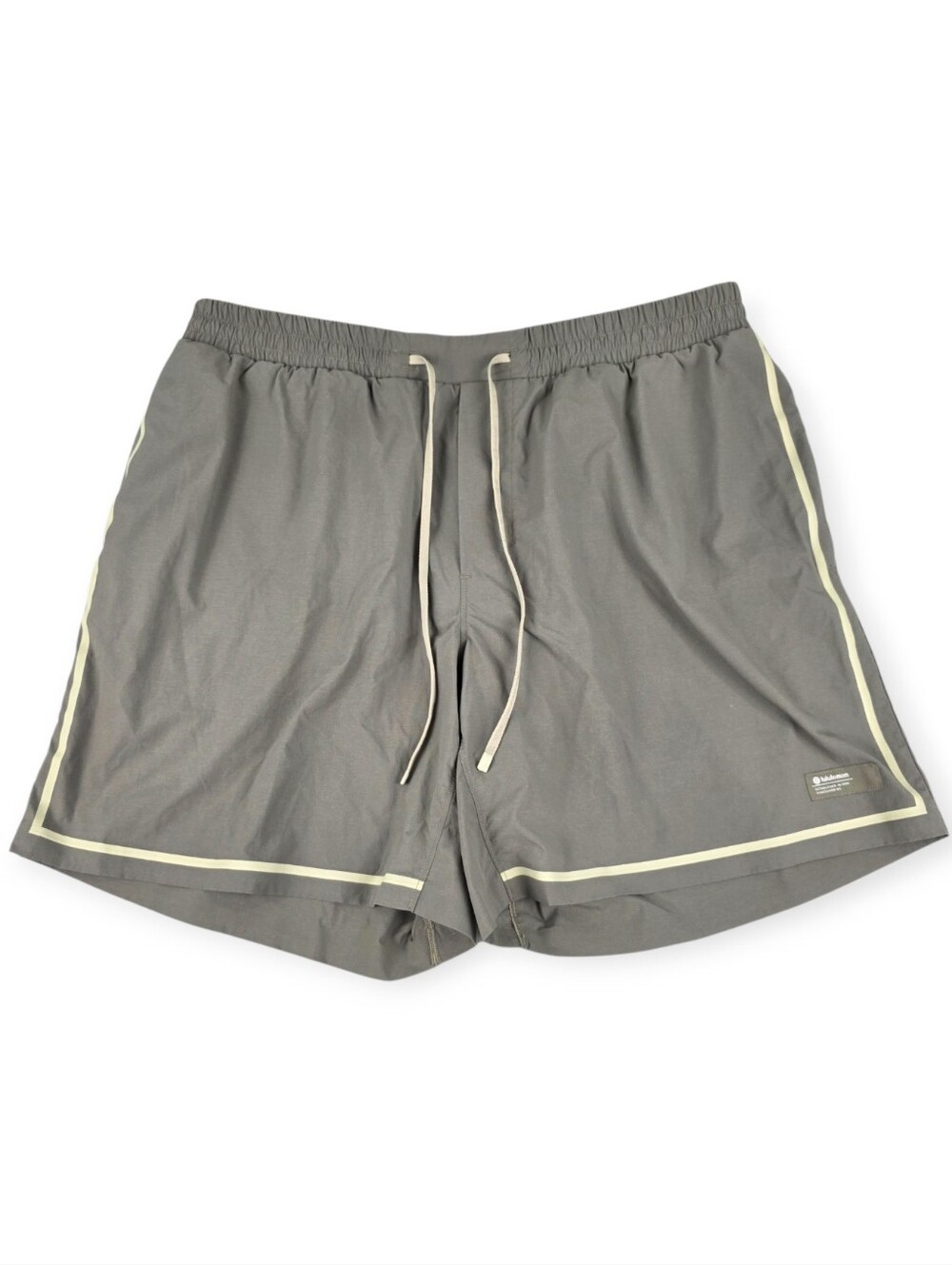 lululemon Hybrid Pool Short 7" Swim Shorts Men's XL Gray/Green Linerless